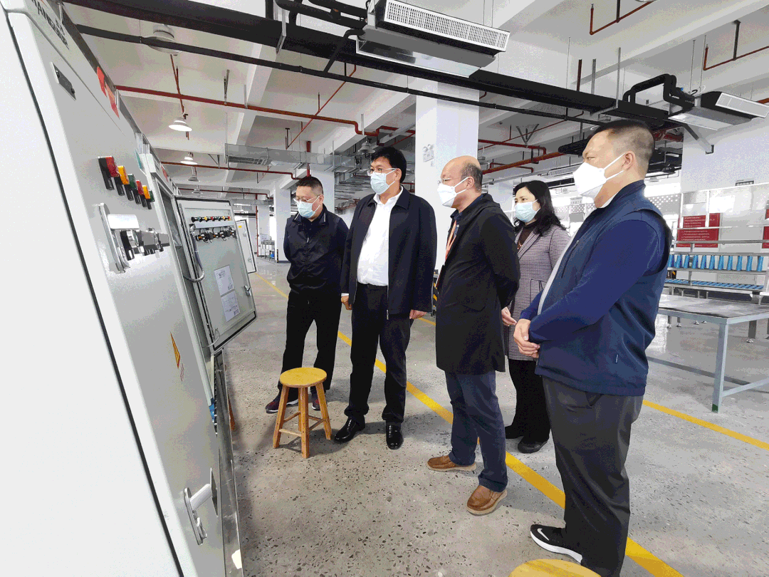 市政协领导来访best365官方网站 开展重点培育企业联系服务工作